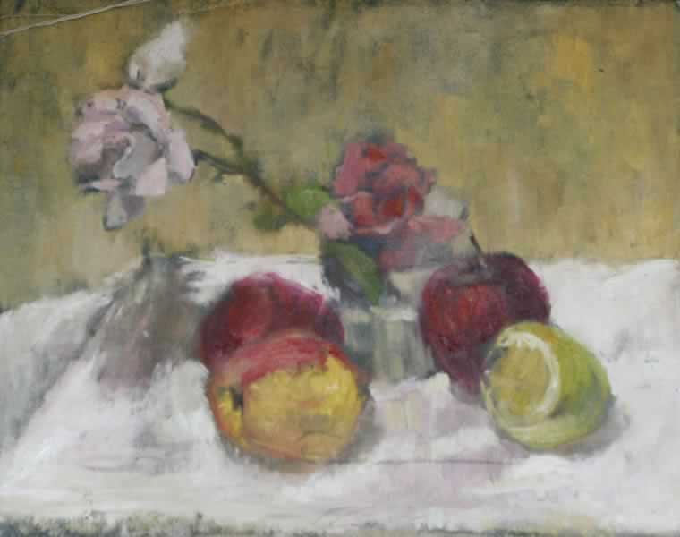 still life with a rose